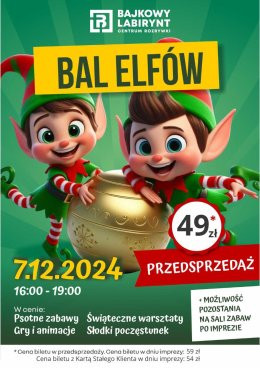 Bydgoszcz Wydarzenie Inne wydarzenie Bal Elfów 2024  - Bydgoszcz - Zielone Arkady