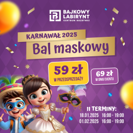 Bydgoszcz Wydarzenie Inne wydarzenie Bal Maskowy 2025 - Bydgoszcz - Zielone Arkady