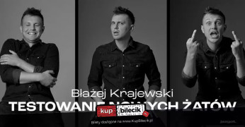 Bydgoszcz Wydarzenie Stand-up Błażej Krajewski - Testy nowego materiału