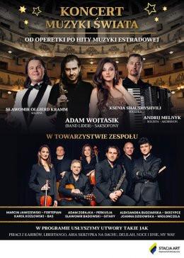 Sępólno Krajeńskie Wydarzenie Koncert Koncert Muzyki Świata - Od Operetki po Hity Muzyki Estradowej - Nowa edycja